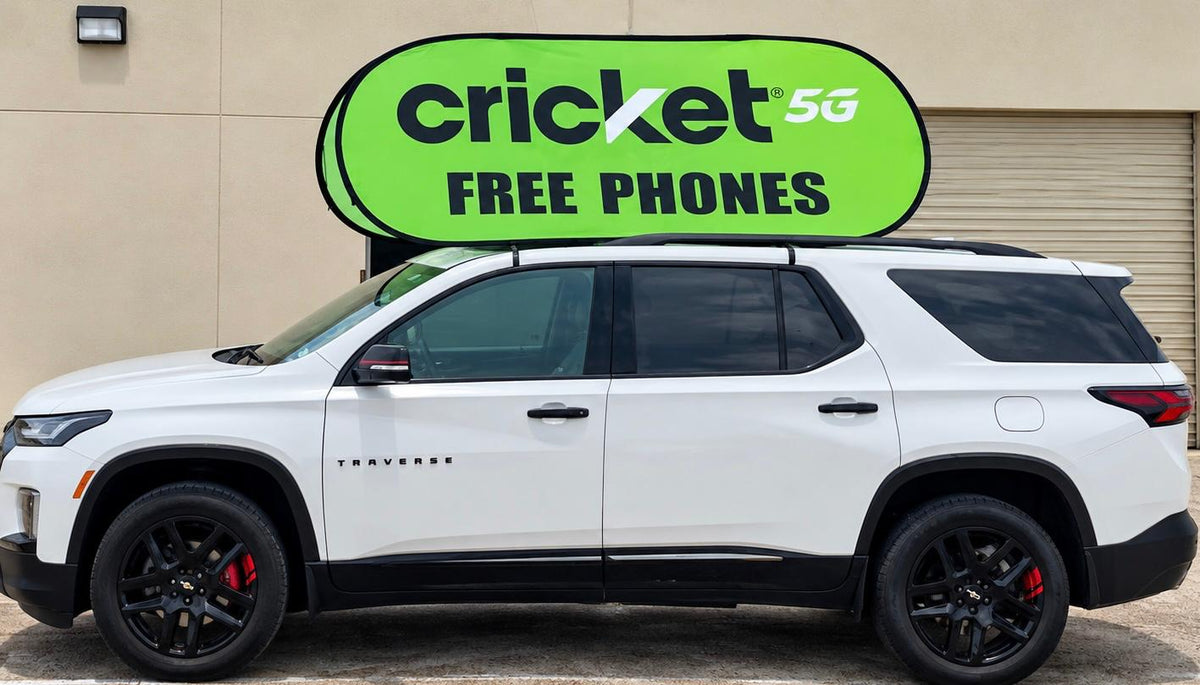 Cricket Wireless Top Advertising Sign